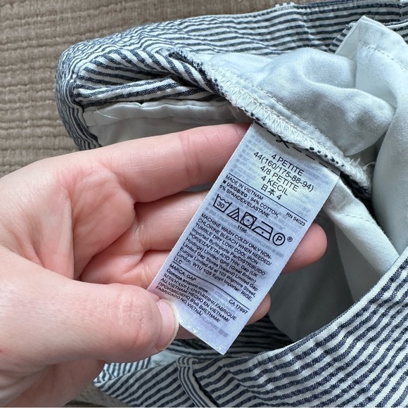 3/$20⚡️Gap Striped Petite Slim Ankle Trouser Pants Business Casual - Picture 3 of 10